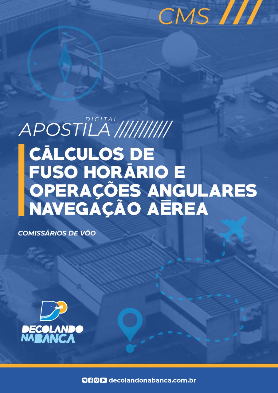CAPA EBOOK CALCULOS DE FUSO HORARIO E OPERACOES ANGULARES NAVEGACAO AEREA